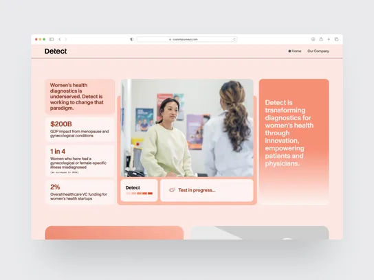 Homepage hero thumbnail for the Detect website.